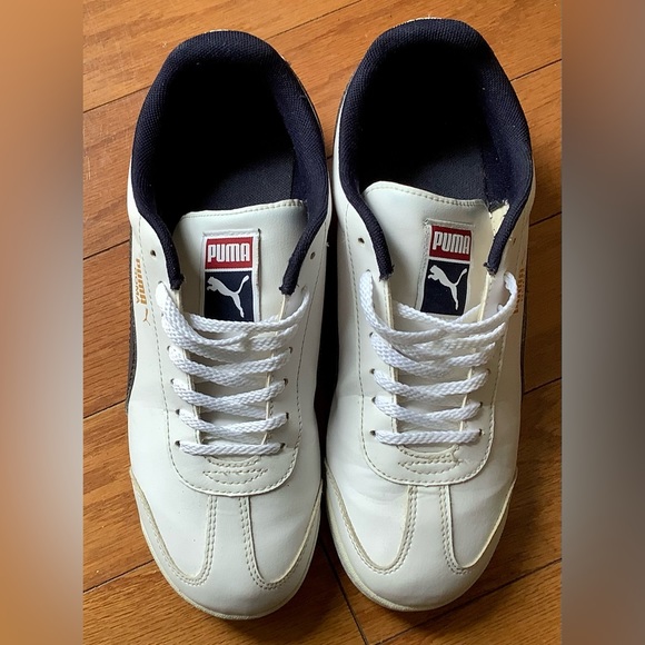 Puma Roma White, Blue, Red Size 7C - Picture 6 of 9